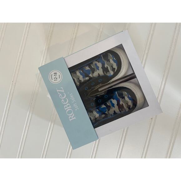 London Fog Full Zip Puffer Jacket & Robeez Shoes Boys Bundle Size 12-18 MO - Picture 7 of 9